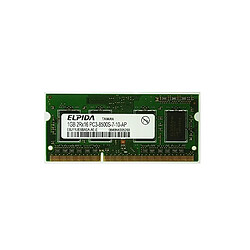 1Go RAM PC Portable SODIMM Elpida EBJ11UE6BASA-AE-E DDR3 PC3-8500S 1066MHz CL7 - Occasion