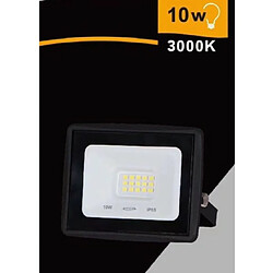 Tradex LED 10 WATT 900 LM IP65 NOIR NATUREL LUMIÈRE FROIDE CHAUDE EK02-10W-N