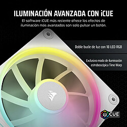 Avis Corsair iCUE LINK LX120 RGB Boitier PC Ventilateur 12 cm Blanc 1 pièce(s)