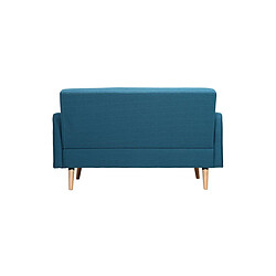 Avis Miliboo Canapé scandinave 2 places bleu canard ULLA