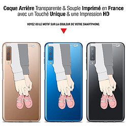 Avis Caseink Coque arrière Samsung Galaxy A7 2018 (A750) (6 ) Gel HD [ Nouvelle Collection - Souple - Antichoc - Imprimé en France] A Deux Mon Bébé