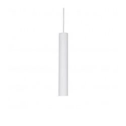 Ideal Lux Suspension design Tube Aluminium blanc 1 ampoule 40cm