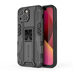 Coque en TPU antichoc hybride avec béquille noir pour votre Apple iPhone 13 6.1 pouces