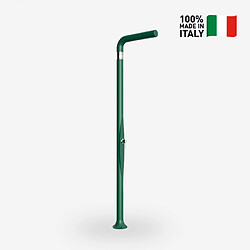 Douche extérieure de piscine de jardin avec mélangeur moderne Arkema Design Funny Yang T205, Couleur: Vert foncé