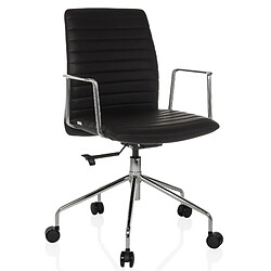 Chaise de bureau / fauteuil de direction VEMONA 30 PU noir hjh OFFICE