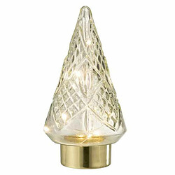 Paris Prix Sapin de Noël en Verre Led 24cm Transparent