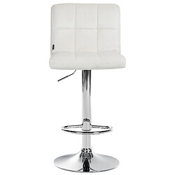 Non Tabouret de bar Peru velours chrome