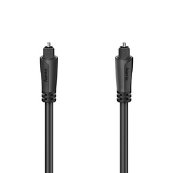 HAMA Câble audio à fibres optiques, fiche mâle ODT (Toslink), 0,75 m