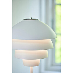 Avis Luminaire Center Lampadaire VALENCIA en Métal et Blanc mat Diamètre 31,8 Cm