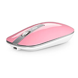 Wewoo Souris sans fil M30 rechargeable Metal Wheel Mute 2.4G Office Mouse 500 mAh Built-in Battery Pink