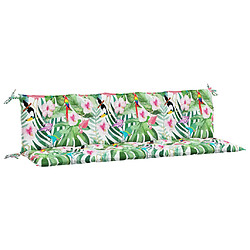 Maison Chic Coussins Confort,Coussins de banc de jardin 2 pcs multicolore tissu Oxford -GKD45314