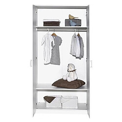 Schardt Armoire 2 portes Lilo - couleur blanc