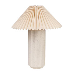 Lampe de bureau Romimex Blanc Beige Céramique 35 x 44 x 35 cm