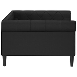 Acheter Maison Chic Lit de jour, Lit de repos pour Salon Chambre,Canapé-lit,Lit d'invité noir 100x200 cm similicuir -MN24331