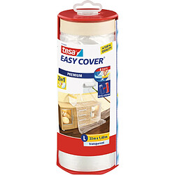 Tesa Easy Cover Premium M Ruban de masquage avec dérouleur/bache 33 m x 550 mm (Par 6)