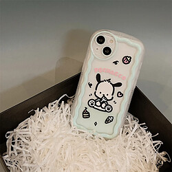 GUPBOO Étui pour iPhone13 Mangez un dessert avec une fourchette Pacha dog fun phone case cartoon soft