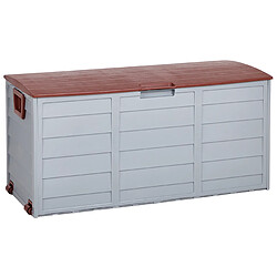 Beliani Coffre 112 x 50 cm Marron LOCARNO pas cher