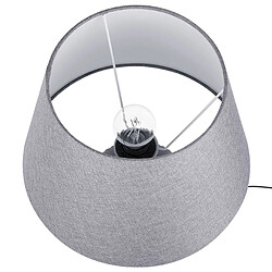 Beliani Lampe à poser FERGUS Céramique Gris pas cher