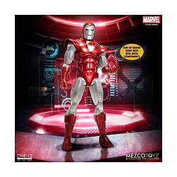 Mezco Marvel - Figurine 1/12 Iron Man (Silver Centurion Edition) 16 cm