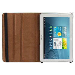 Acheter Wewoo Housse Étui marron pour Samsung Galaxy Tab 2 10.1 / P5100 360 degrés Rotatif Litchi Texture en cuir avec support