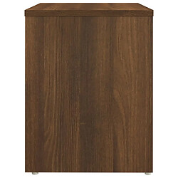 Avis vidaXL Table de chevet Chêne marron 40x30x40 cm Bois d'ingénierie