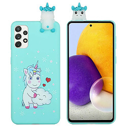 Coque en TPU antichoc, anti-rayures, motif mini poupée Cheval et cœur pour votre Samsung Galaxy A33 5G