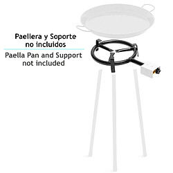 Brûleur à Gaz, Anneau à Paella 30cm Adapté aux Poêles à Paella de 36 à 42 cm Ø, , Noir, Briebe, MOD300