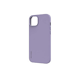 Decoded Coque pour Apple iPhone 15 Plus MagSafe en Silicone Antimicrobienne Violet