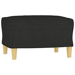 Acheter Maison Chic Ensemble de canapés 3 pcs avec coussins, Canapé droit Sofa pour Salon Noir Tissu -GKD634942