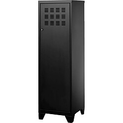 Pierre HENRY Armoire de rangement métal 1 porte Noir mat.