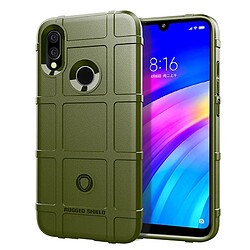 Wewoo Coque Housse en silicone de couverture protection antichoc complète pour Xiaomi Redmi 7 (vert armée)