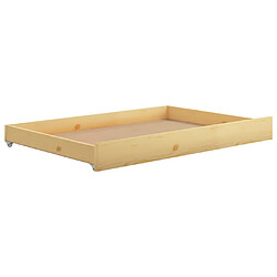 Acheter vidaXL Lit de jour sans matelas avec tiroirs 90x200 cm bois pin massif