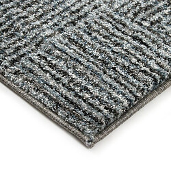 Avis Thedecofactory PARADIS - Tapis toucher laineux fines rayures bleu 120x170