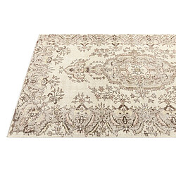 Avis Vidal Tapis de laine 211x122 beige Ultra Vintage