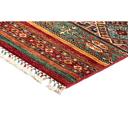 Vidal Tapis de laine 308x202 rouge Torkman