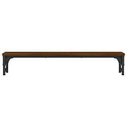 Avis vidaXL Support de moniteur chêne marron 85x23x15,5cm bois d'ingénierie