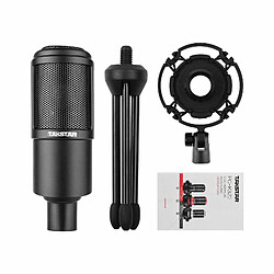 Acheter Justgreenbox Side-address Microphone Wired Condenser Mic Cardioid Pickup Pattern with Shock Mount and Tripod - 1005001672560198