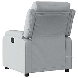 Acheter Maison Chic Fauteuil Relax pour salon, Fauteuil de massage inclinable électrique gris clair tissu -GKD25270