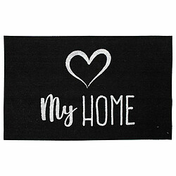 Paris Prix Tapis Imprimé Phosphorescent My Home 45x70cm Noir