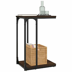 Acheter Maison Chic Table d'appoint | Table Basse Chêne marron 40x30x60 cm Bois d'ingénierie -GKD70227