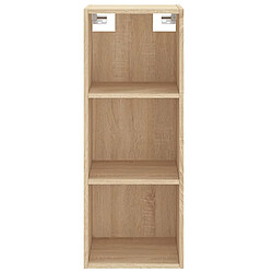 Acheter vidaXL Buffet haut Chêne sonoma 34,5x32,5x180 cm Bois d'ingénierie