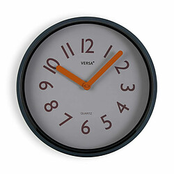 Horloge Murale Versa Bleu Plastique Quartz 4 x 30 x 30 cm