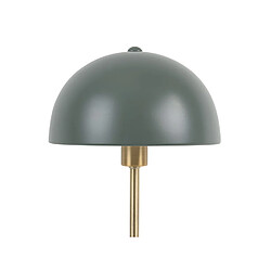 Avis LEITMOTIV Lampe à poser design métal Bonnet - H. 39 cm -Vert Jungle