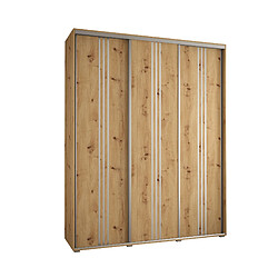 Abiks Meble Armoire DAVOS 6 À Portes Coulissantes 235,2/190/60 3 Portes