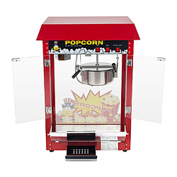 Helloshop26 Machine à popcorn rouge professionnelle 1 600 watts 3614067