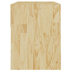 Maison Chic Table de chevet,Table de nuit,Table d'appoint pour salon 40x31x40 cm bois de pin massif -MN53691 pas cher