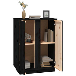 Acheter vidaXL Buffet Noir 60x35x80 cm Bois massif de pin