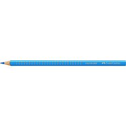 FABER-CASTELL Crayon couleur triangulaire Color GRIP, bleu ()