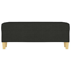 Helloshop26 Banc banquette 100 x 35 x 41 cm tissu noir 02_0010454