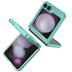 Acheter Htdmobiles Coque pour Samsung Galaxy Z Flip 6 5G - housse etui rigide bague anti choc magnetique - BLEU CLAIR